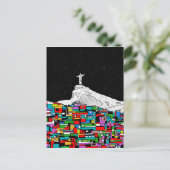 Christa der Erlöser Favela Postkarte (Stehend Vorderseite)