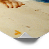 Christa McAuliffe in der Schwerelosigkeitstraining Poster (Ecke)