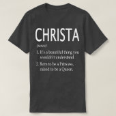 Christa Name Geschenk 6 T-Shirt (Design vorne)