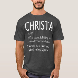 Christa Name Geschenk 6 T-Shirt