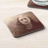 Christabel, Porträt von Mai Prinsep, c.1867 (Sepia Untersetzer (Linke Seite)