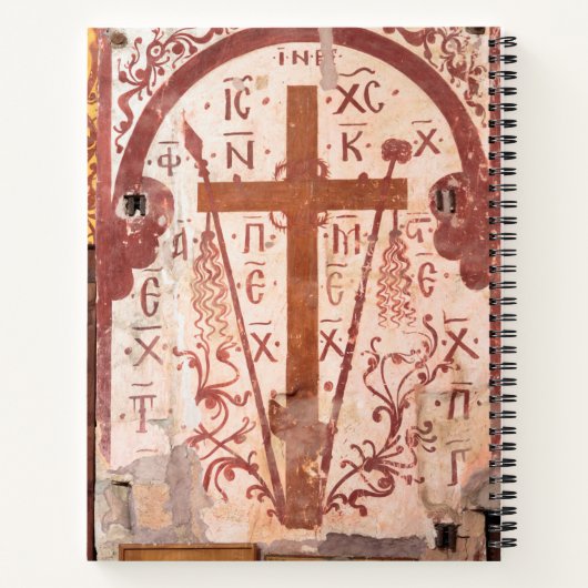 Christain Cross Artwork Notizblock (Rückseite)