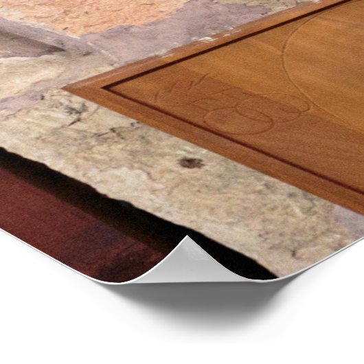 Christain Cross Artwork Poster (Ecke)