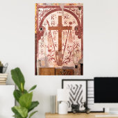 Christain Cross Artwork Poster (Heimbüro)