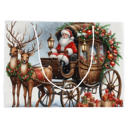 Christam santa große geschenktüte (Rückseite)