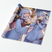 Christams Anime Gift Geschenkpapier (Ungerollt)