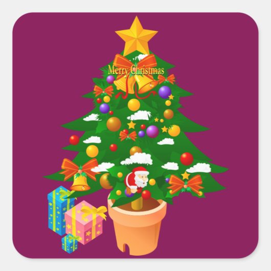 Christams tree Sticker (Vorderseite)