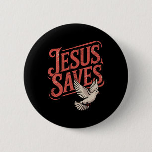 Christan Jesus Rette Premium Button