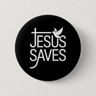 Christan Jesus Rette Premium Button