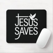 Christan Jesus Rette Premium Mousepad (Mit Mouse)