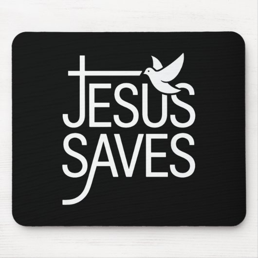 Christan Jesus Rette Premium Mousepad (Vorne)