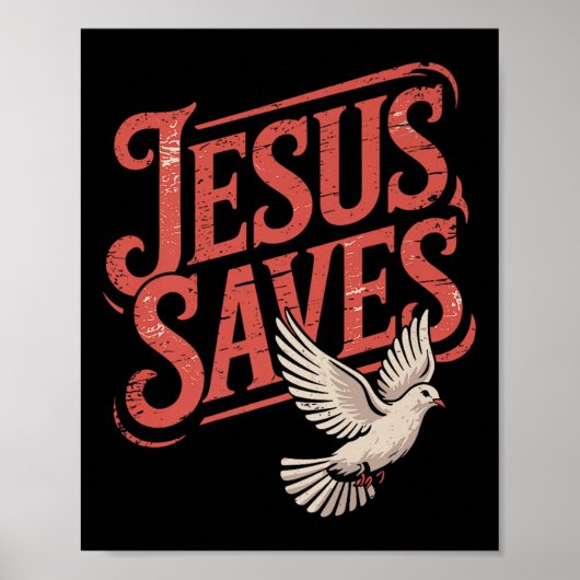 Christan Jesus Rette Premium Poster (Vorne)