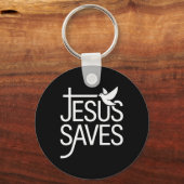 Christan Jesus Rette Premium Schlüsselanhänger (Vorderseite)