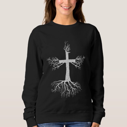 Christanity Roots Jesus Sweatshirt (Vorderseite)