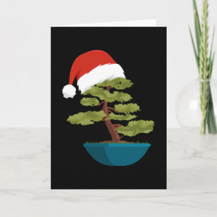Christbaum-Bonsai-Geschenk Karte
