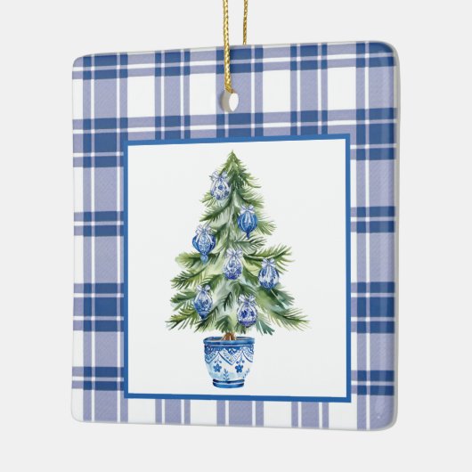 Christbaum Chinoiserie Ornamente Keramik (Links)