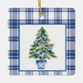 Christbaum Chinoiserie Ornamente Keramik (Vorderseite)