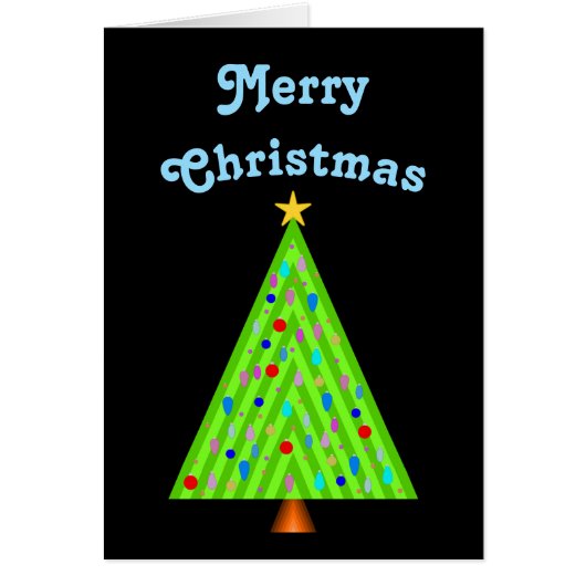 Christbaum dekoriert + Frohe Weihnachten (Vorne)