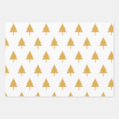 Christbaum Drei Farben Geschenkpapier Set (Vorderseite 3)