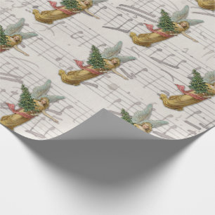 Christbaum-Engel Antik-Viktorianisches Papier-Scra Geschenkpapier
