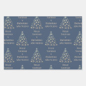 Christbaum Feliz Navidad y Prospero Año Nuevo Geschenkpapier Set (Vorderseite 2)
