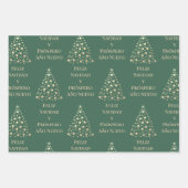 Christbaum Feliz Navidad y Prospero Año Nuevo Geschenkpapier Set (Vorderseite 3)