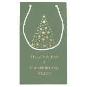 Christbaum Feliz Navidad y Prospero Año Nuevo Kleine Geschenktüte (Rückseite)