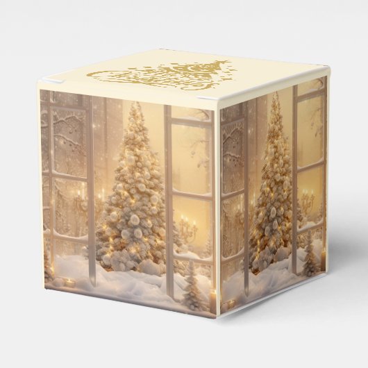 Christbaum-Foto-Geschenkbox Geschenkschachtel (Vorderseite)