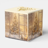 Christbaum-Foto-Geschenkbox Geschenkschachtel (Rückseite)