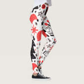 Christbaum, Geschenke und Dekorationen Leggings (Rechts)