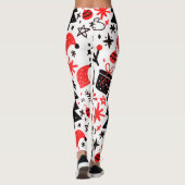 Christbaum, Geschenke und Dekorationen Leggings (Rückseite)