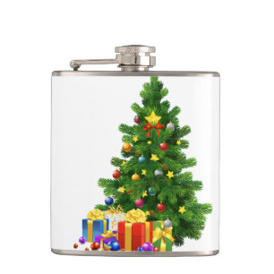 Christbaum-Geschenke Vinyl umwickelte Flasche Flachmann