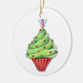 Christbaum Keramikornament (Links)