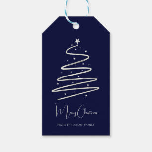 Christbaum silber stylish minimalist individuell geschenkanhänger