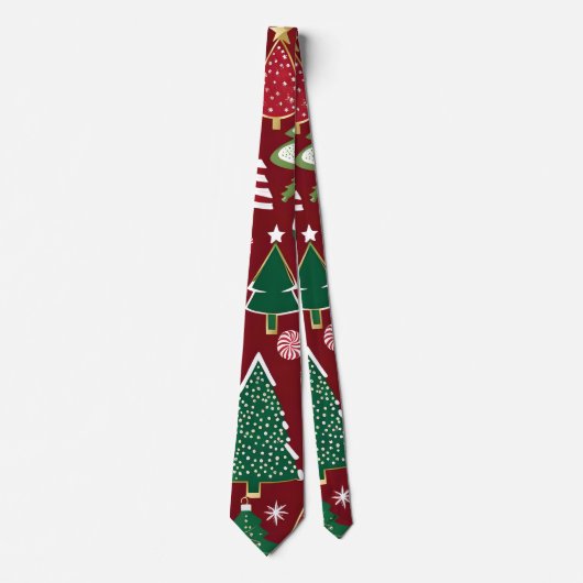 Christbaum Süßigkeiten Ornamente Krawatte (Vorderseite)