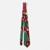 Christbaum Süßigkeiten Ornamente Krawatte (Rückseite)