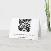 Christbaum und Geschenke Feiertagskarte (Rückseite)