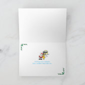 Christbaum und Geschenke Feiertagskarte (Innenseite)