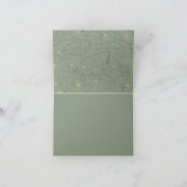 Christbaum und Geschenke Karte (Innenseite)