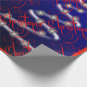 Christbaum und Sterne - Geschenkpapier (Ecke)
