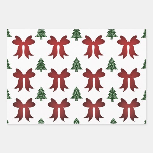 Christbaumbug Geschenkpapier Set (Vorderseite 2)