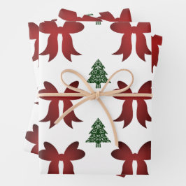 Christbaumbug Geschenkpapier Set
