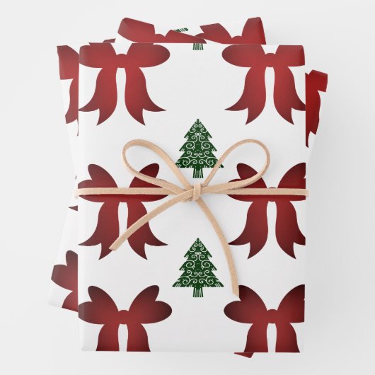 Christbaumbug Geschenkpapier Set (Beispiel)