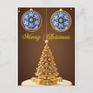 Christbaumdekoration Postkarte