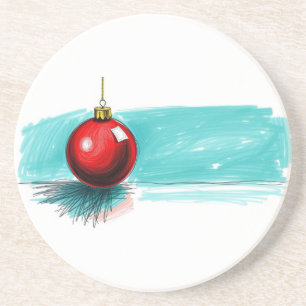 Christbaumkugel Getränkeuntersetzer