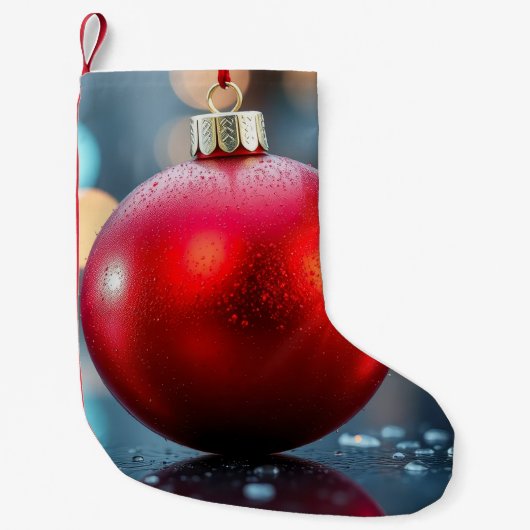 Christbaumkugel Kleiner Weihnachtsstrumpf (Vorderseite)