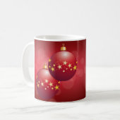 Christbaumkugeln Kaffeetasse (Vorderseite Links)