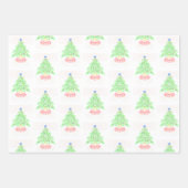 Christbaumkunst Geschenkpapier Set (Vorderseite 2)