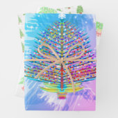 Christbaumkunst Geschenkpapier Set (Beispiel)