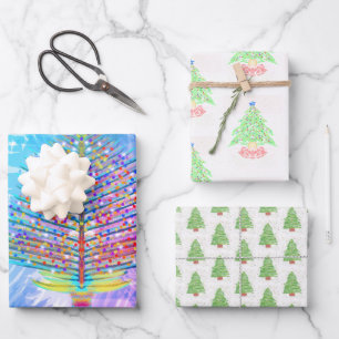 Christbaumkunst Geschenkpapier Set